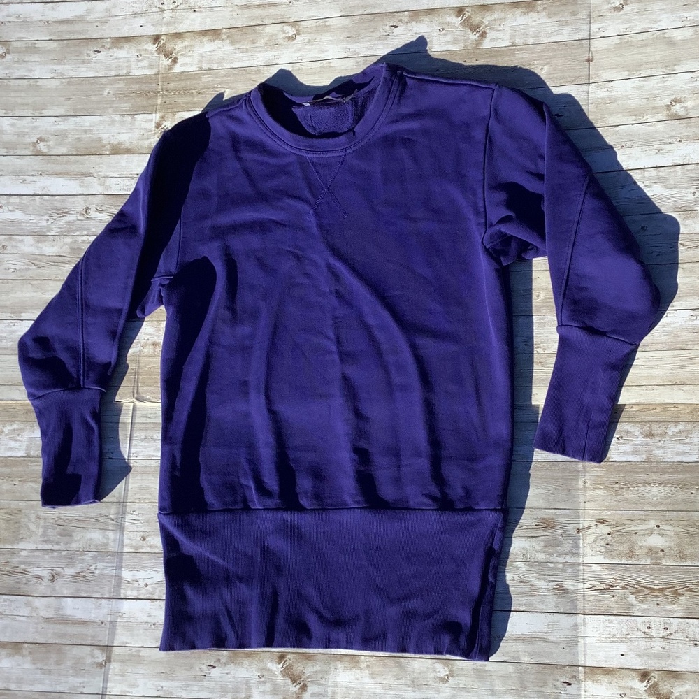 Stella McCartney Adidas Sweatshirt Tunic Dress Size M Medium Blue Purple